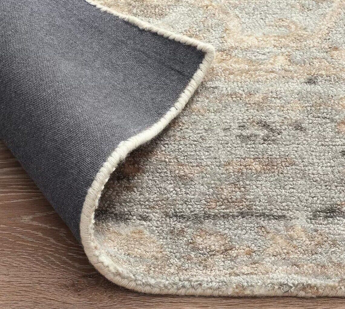 coupon codes Hand Tufted Geometric Rug, Handmade Tufted Rug, 100