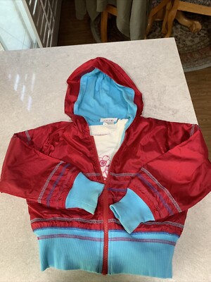American Girl Ready For Fun Zip Hoodie Jacket&T Shirt Girls Small