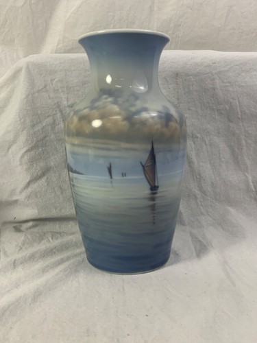 Dahl Jensen Limited Hand Crafted Vase By Arthur Boesen - boat 2/60 - Picture 4 of 11