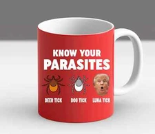 Know Your Parasites Funny Anti Trump  Coffee Mug