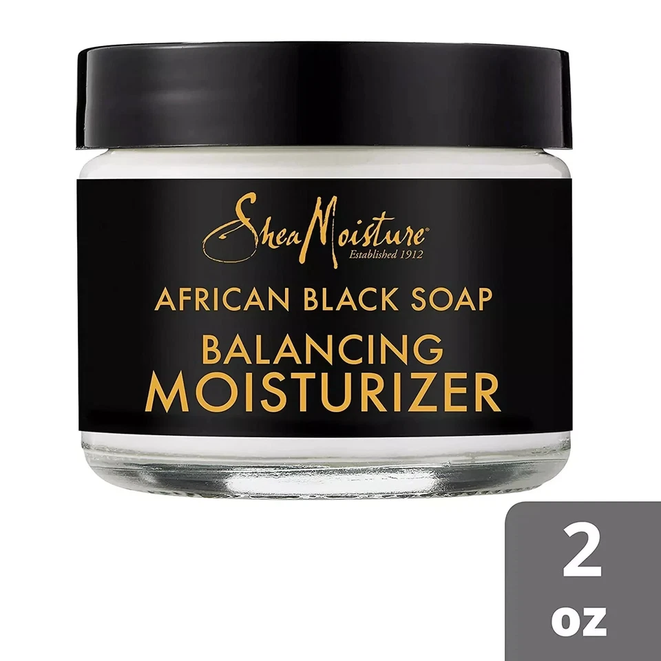 Shea Moisture 2oz African Black Soap Balancing Moisturizer Blemish-Prone Skin - Image 2 of 4