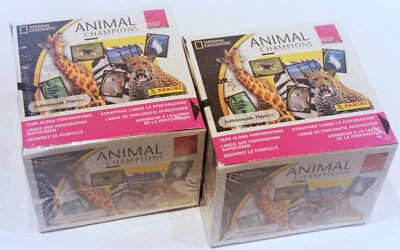 Panini NATIONAL GEOGRAPHIC ANIMAL CHAMPIONS 2007, 2 x BOX DISPLAY = 100 Tüten - Bild 1 von 4