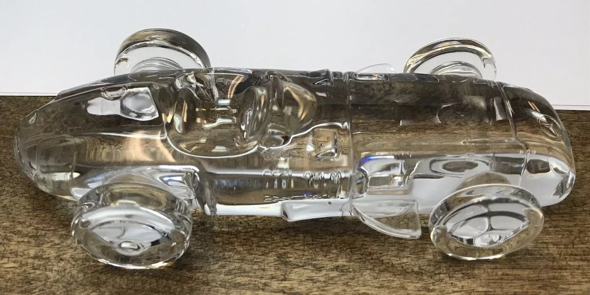 Atlantis Crystal Car Figurine Paperweight Grand Prix Mercedes W