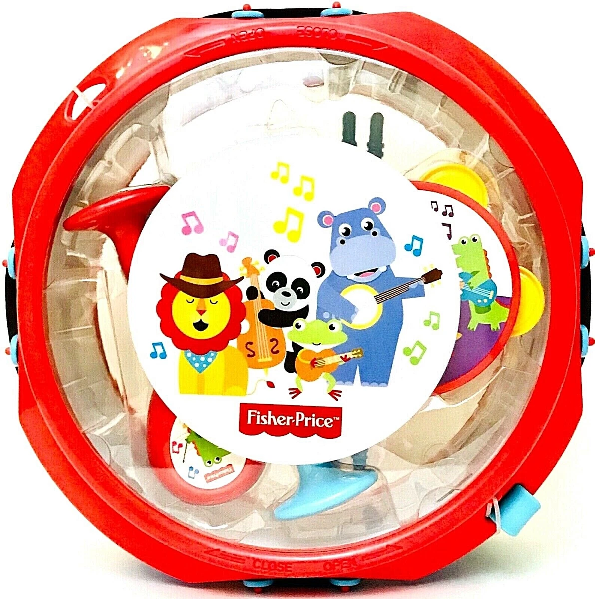 Fisher price rainforest store band drum set