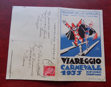 Viareggio Carnevale 1935 Illustratore Uberto Bonetti (Viaggiata)  (A399