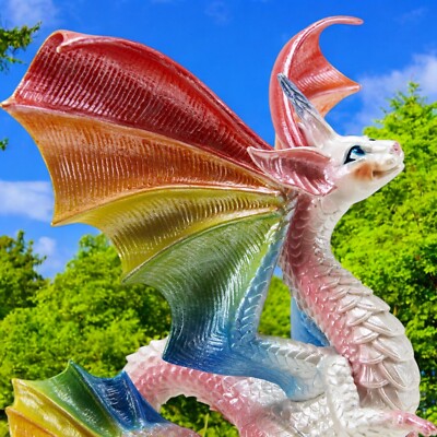 Fairy Rainbow Dragon Figure Safari Ltd Draco Toy Fantasy Cute