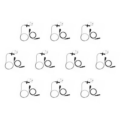 10 Packs Taxi Radio Earpiece PTT for Motorola XPR3300 XPR3500 XiRP8600 DEP500e