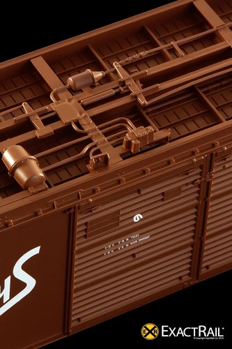 ExactRail HO Gunderson 5200 Box Car Frisco Car Number SLSF 154442 New - Picture 6 of 6
