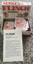 Vtg Flinch Parker Brothers Div of General Mills Fun Group Card Game 1976 Orange