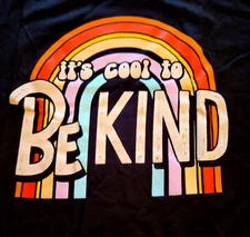EARTHBOUND -In Your Face - "Cool to Be Kind" -Unisex T-Shirt - Black - Size S