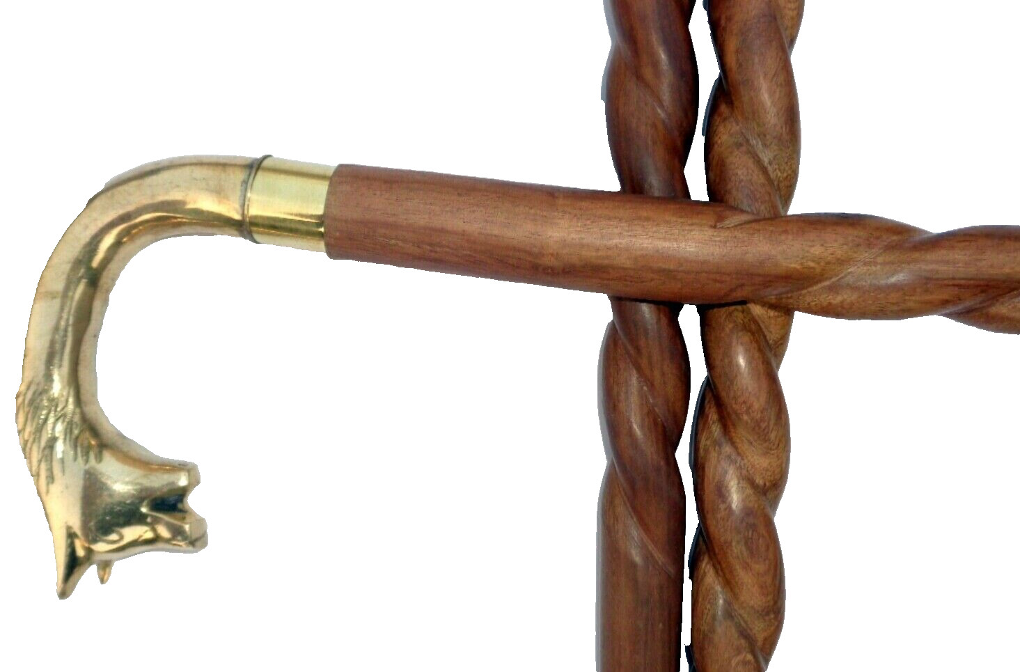 Collectable Handmade Solid Brass FOX Designer spi… - image 2