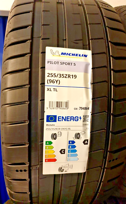 1X NEW MICHELIN PILOT SPORT 5 255/35 ZR19 XL 96Y UHP 255 35 19