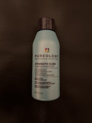 Pureology Strength Cure Shampoo geschädigtes/behandeltes Haar 50ml Brandneu