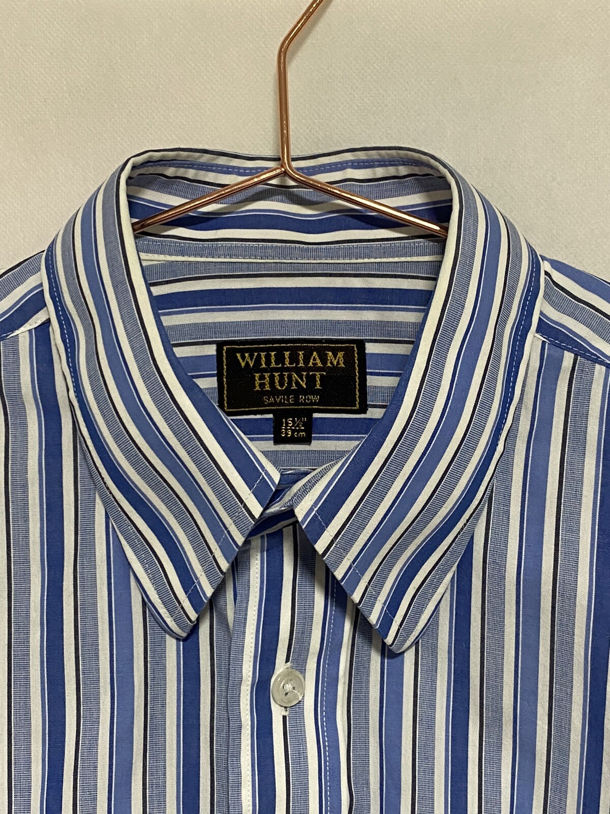 FILA Camicia William Hunt Uomo Righe Blu 15 5 Savile Row