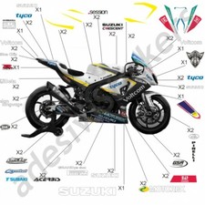 adesivi replica kit Suzuki Crescent GSX R1000 Sbk 2015