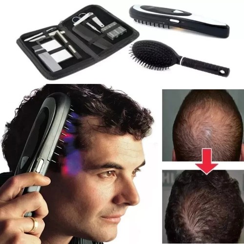 SPAZZOLA PETTINE LASER PER CAPELLI RICRESCITA TRATTAMENTO ANTI CADUTA VIBRAZIONE - Foto 8 di 8