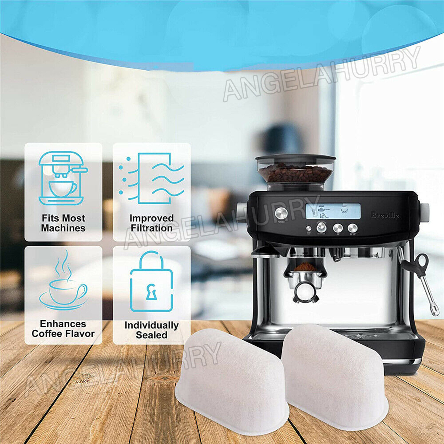 Water Filter For Breville BES900XL BES860XL BES840XL BKC600XL BKC700XL