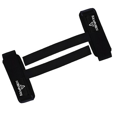 Power Straps Grip Handschuhe Heben Gepolstert Handgelenkstange Training Kreuzheben Gym Fitness