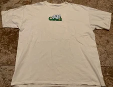 HUF MAGIC DRAGON GRAPHIC T-SHIRT ( MENS 2XL ) OFF WHITE SAIL PREOWNED