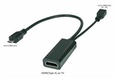 Manhattan ICOC MHL5-HDTV: Cavo Adattatore MHL 5 Pin MicroUSB HDMI HDTV 1 5mt 5503it - Foto 7
