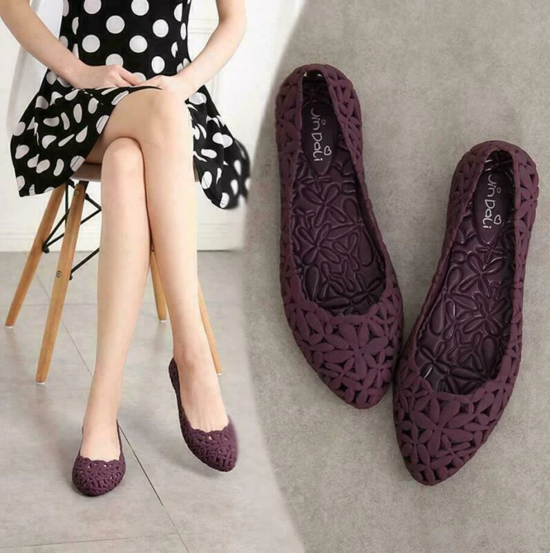 Flat store shoes jelly
