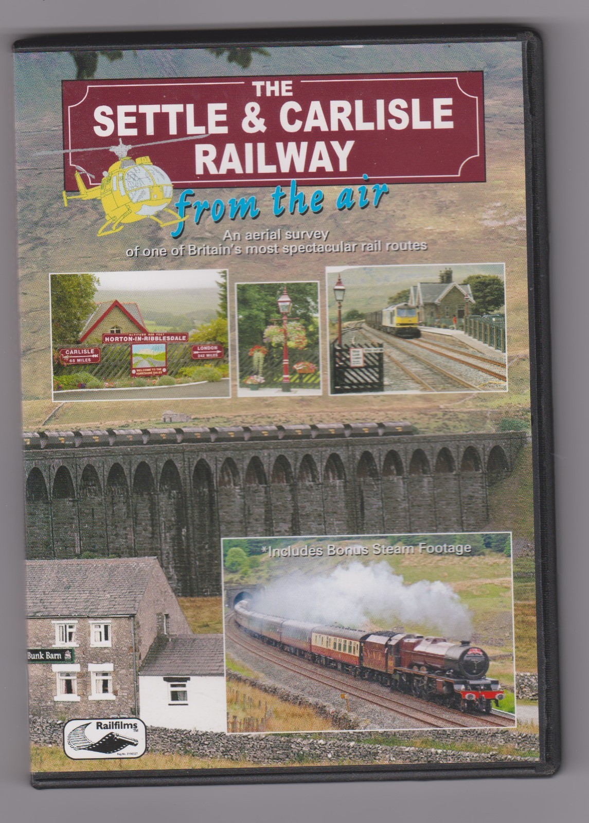 The Settle & Carlisle Railway From The Air (DVD) Railway DVD ~ RailFilms