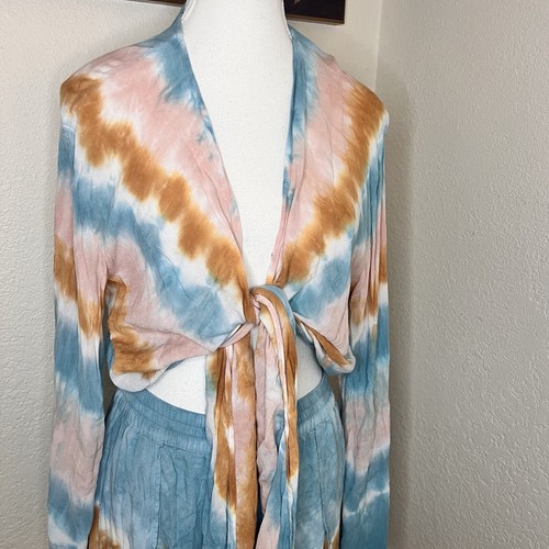 YOUNG FABULOUS & BREAK YBF Carmen Set Tie Dye Bohemien Taglia Small - Foto 2 di 13