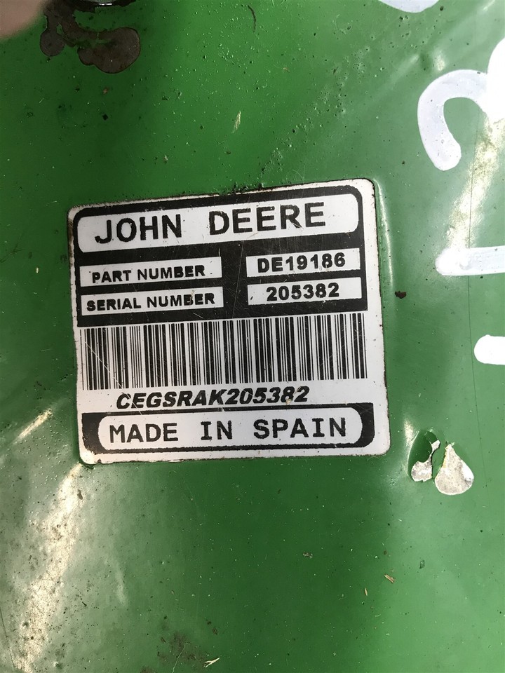JOHN DEERE GEARBOX 540RPM DE19186 HX20 HX15 CX15 CX20 eBay