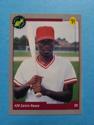 CALVIN REESE 1991 CLASSIC DRAFT PICKS BASEBALL CARD # 16 F8915