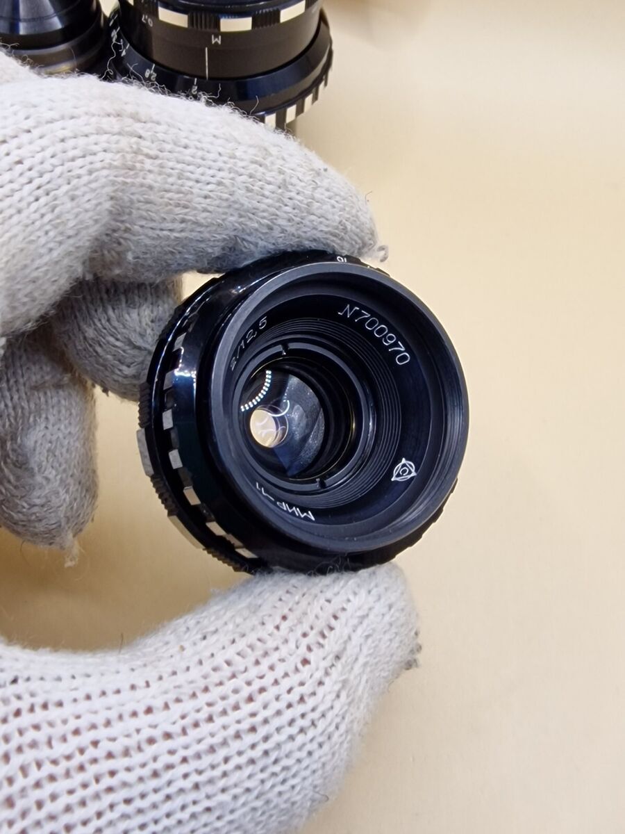Set 3 lens Kiev-16U camera Mir-11 Vega-7-1 Tair-41- 4 Black Set 3 lens Kiev-16U camera Mir-11 Vega-7-1 Tair-41- 4 Black