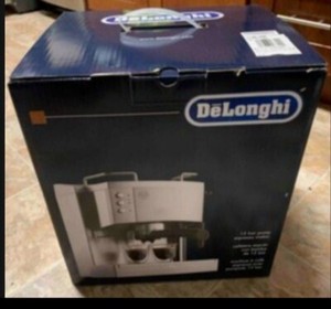 NEW FACTORY SEALED DELONGHI EC 702 15 BAR PUMP ESPRESSO STAINLESS MADE IN ITALY