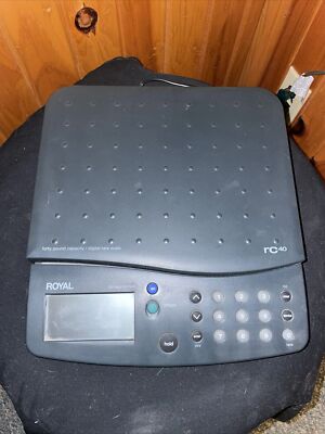 Royal RC40 40-Pound Rate Calculating Shipping Scale. Might Work. Sold For Parts