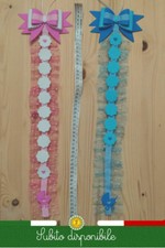 Fiocco nascita per nonni con nome personalizzato cm 14x55PEZZO UNICO SVENDITA