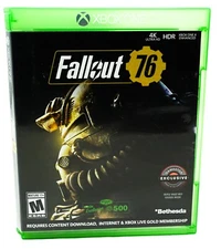 Fallout 76 [Microsoft XBox One, 2018] w/ Case, Manual, & Collectible Sticker