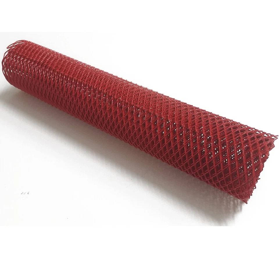40x13” Universal Car Grill Mesh Aluminum Alloy Grille Mesh Sheet 6x12mm Rhombic - Image 4 of 4