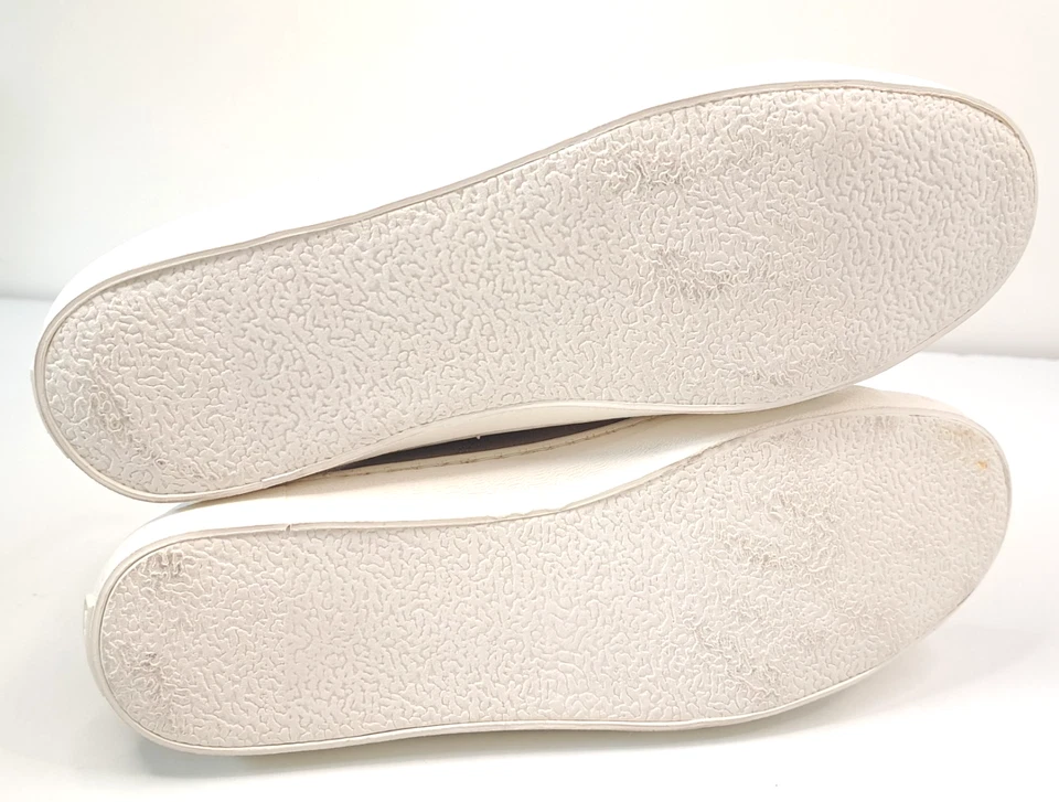 Y2K OLD NAVY Court Sneakers Women's 8 Light Taupe Tennis Shoe Preppy - Image 4 of 4