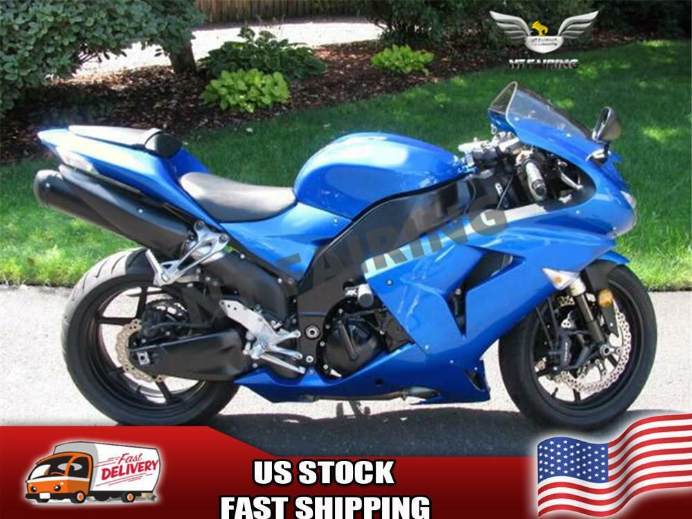 FU Glossy Blue Fairing Kit Fit for Kawasaki 2006 2007 ZX 10R FU Glossy Blue Fairing Kit Fit for Kawasaki 2006 2007 ZX 10R