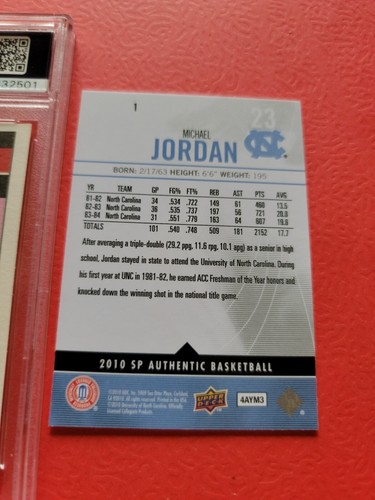 MICHAEL JORDAN 91 FLEER PRO VISIONS CARD GRADED PSA NM- MINT & 96-97 TOPPS & SP - Picture 7 of 8