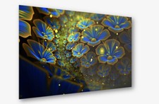 “Digital Flowers” Photo Print Under Acrylic Glass