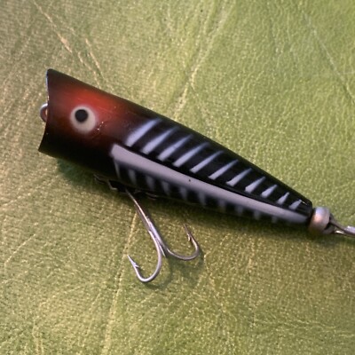 NOS Vintage Fishing Lures HEDDON BABY LUCKY 13 And Tiny Chugger