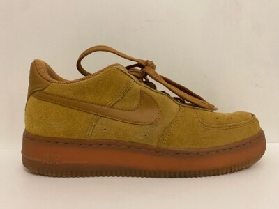 air force 1 trainers wheat wheat gum light brown