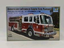 Maquette Trumpeter 1/72 – Camion De Pompier Lafrance Eagle – 60 Pièces + Pneus Caoutchouc – Niveau Confirmé