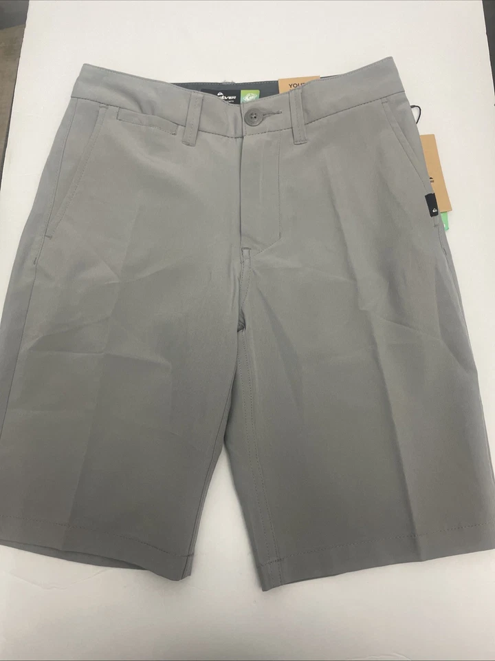 Pantalones Cortos Anfibios Quiksilver Dryflight Ocean Nuevos con Etiquetas Juveniles Calce Regular Talla 25 Gris Foto 2 de 4