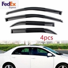 Window Deflector Side Visors Rain Vent Shade For Toyota Corolla Sedan 2008-2013
