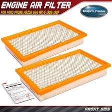 2pcs Engine Air Filter for Ford Probe Mazda 626 MX-6 1993-1997 L4 2.0L V6 2.5L