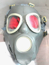 Gasmaske  Filter Prepper Gummi Latex  Fetisch ABC Schutzbekleidung    Gr. 3