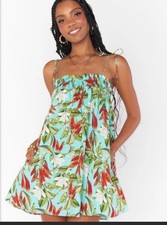 SHOW ME YOUR MUMU Angel Mini Dress Spicy Peppers Size XL So Pretty!!!