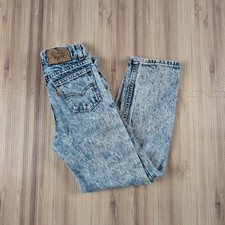 Levis Jeans Womens 24x25 Acid Wash Orange Tab USA Denim 90s Vintage Distressed