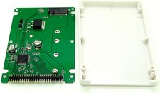 M.2 NGFF SATA SSD to 2.5 IDE 44pin Converter Adapter with Case Transparent
