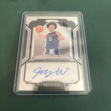 2024-25 Panini Prizm - Rookie Penmanship Jaylen Wells #RPE-JAY (AU, RC)